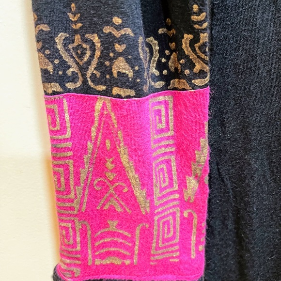 Black & Pink Kurta - Picture 5 of 7